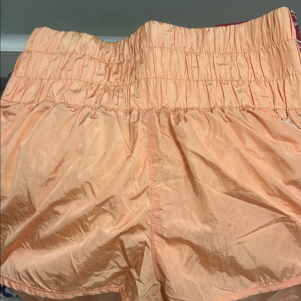 Free People High Waist Coral Shorts